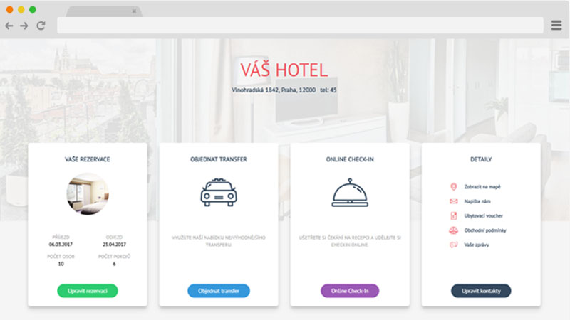 Online check-in aneb nechte hosty spravovat své rezervace sami!